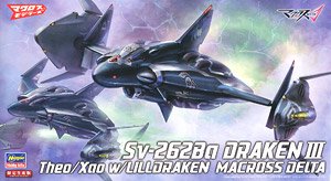 Sv-262Ba Draken III  Theo Use/Xao Use w/Lil` Draken (Jamming Equipment) `Macross Delta` (Plastic model)
