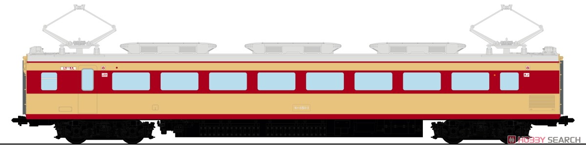 16番(HO) 151系 直流特急形電車 『こだま』『つばめ』 増結用中間車4輌Cセット (増結・4両セット) (塗装済み完成品) (鉄道模型) その他の画像5