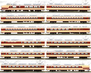 16番(HO) 151系 直流特急形電車 『こだま』『つばめ』12輌フル編成セット (12両セット) (塗装済み完成品) (鉄道模型)