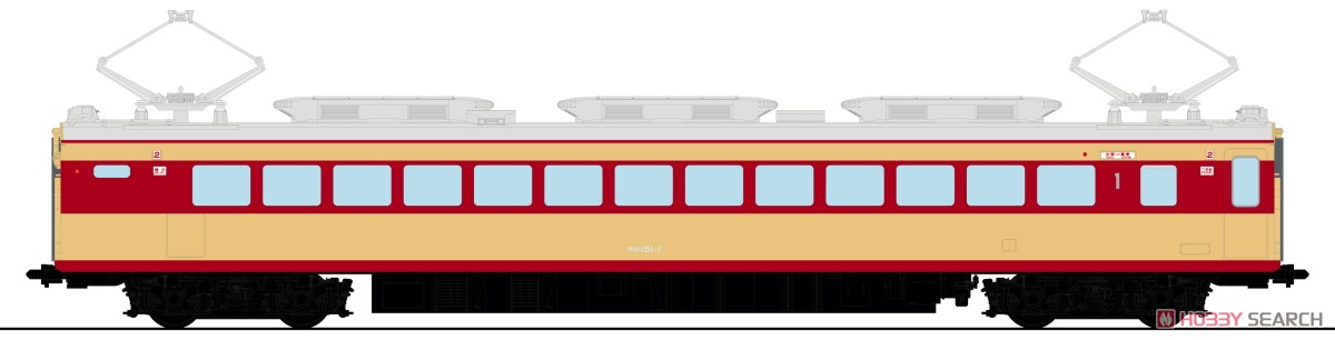 16番(HO) 151系 直流特急形電車 『こだま』『つばめ』12輌フル編成セット (12両セット) (塗装済み完成品) (鉄道模型) その他の画像3