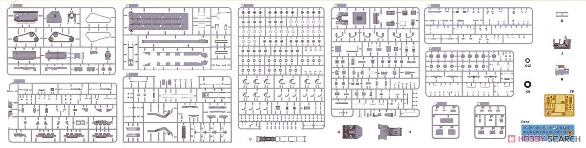 M1070 & M1000 70トン 戦車運搬車 w/D9Rブルドーザー (プラモデル) 設計図1