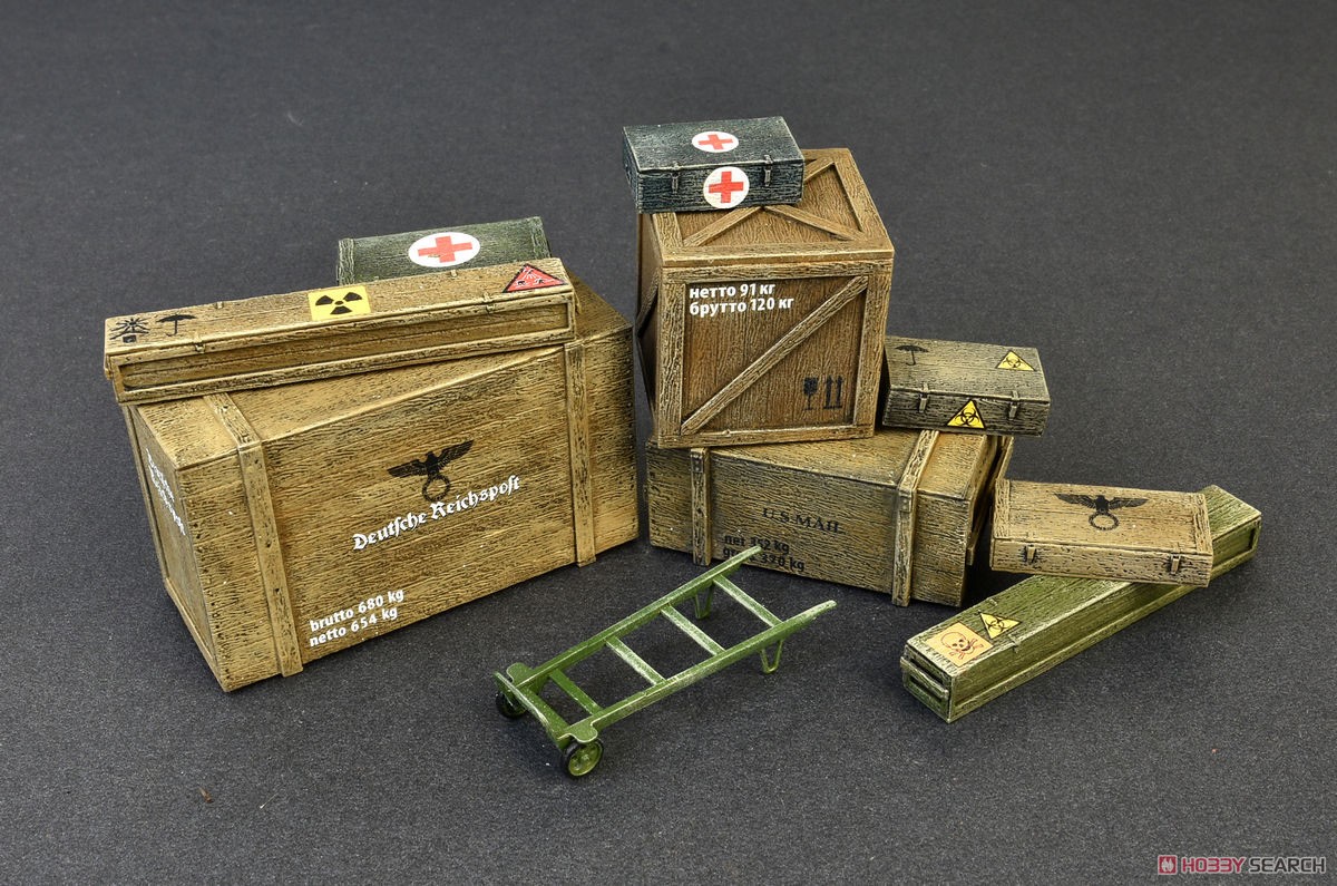 Wooden Boxes & Crates (Plastic model) Item picture1