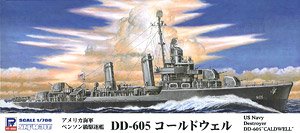 アメリカ海軍 駆逐艦 DD-605 コールドウェル (プラモデル)