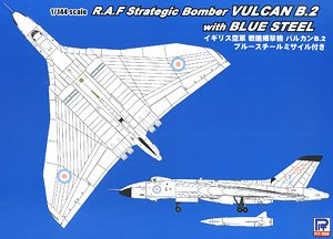 RAF Strategic Bomber Vulcan B.2 w/Blue Steel Missile (Plastic model)