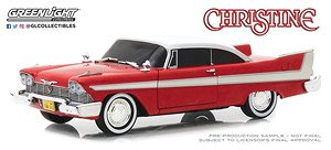 Christine (1983) - 1958 Plymouth Fury (Evil Version with Blacked Out Windows) (ミニカー)