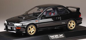 スバル インプレッサ WRX type R STi Version IV (GC8) 1997 ブラックマイカ (ミニカー)