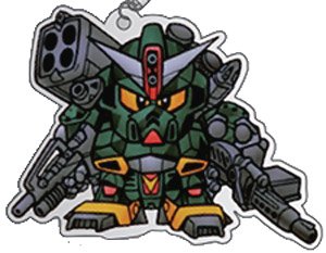 SD Gundam 30th Acrylic Key Ring Commando Gundam (Anime Toy)