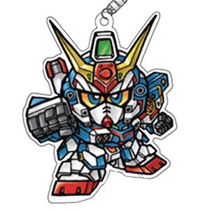 SD Gundam 30th Acrylic Key Ring Captain Gundam (Anime Toy)