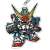 SD Gundam 30th Acrylic Key Ring Captain Gundam (Anime Toy) Item picture1