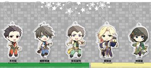 えふぉるめ アイドルマスター SideM キメっ！とアクリルボールチェーン 「対極！功夫武闘」 (5個セット) (キャラクターグッズ)