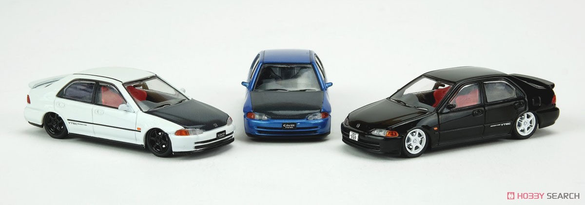Honda Civic Ferio EG9 Black w/Decal (Diecast Car) Other picture1