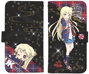 Kin-iro Mosaic Pretty Days Karen Kujo Notebook Type Smart Phone Case 158 (Anime Toy)