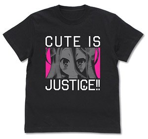 ノーゲーム・ノーライフ かわいいは正義！ Tシャツ BLACK XL (キャラクターグッズ)