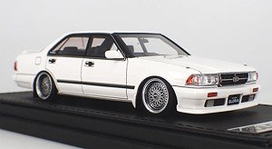 Nissan Gloria (Y31) Gran Turismo SV White ※BB-Wheel (ミニカー)