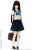 AZO2 Kina Kazuharu School Uniform Collection [Private Kazuharu Senior High School Summer Uniform Set] (White x Navy) (Fashion Doll) Other picture2