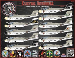 アメリカ海軍&海兵隊 EA-6A エレクトリック・イントルーダー デカール (デカール)