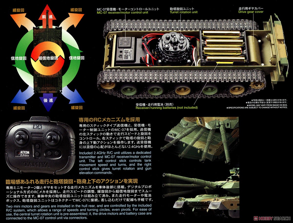 RCタンク 陸上自衛隊 10式戦車 (専用プロポ付) (ラジコン) 解説2