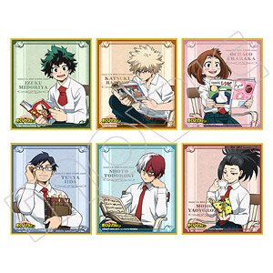 My Hero Academia Mini Colored Paper Collection Autumn of Reading (Set of 6) (Anime Toy)