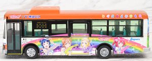 The All Japan Bus Collection 80 [JH032] Tokai Bus Orange Shuttle Love Live! Sunshine!! Wrapping Bus #2 (Model Train)