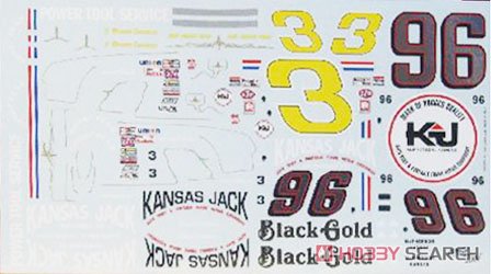NASCAR シェビー ラグーナ #3 Black Gold #96 リチャード・チャイルドレス 1975-76 (デカール) 商品画像1