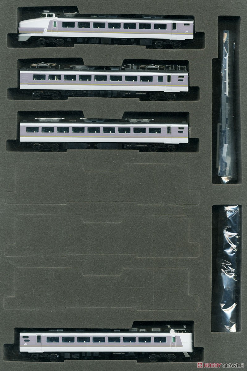JR 485系特急電車 (ひたち) 基本セットA (基本・4両セット) (鉄道模型) 商品画像1