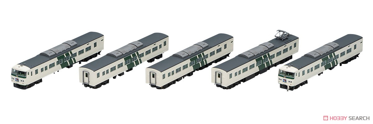 JR 185-0系特急電車 (踊り子・強化型スカート) 基本セットB (基本・5両セット) (鉄道模型) 商品画像1