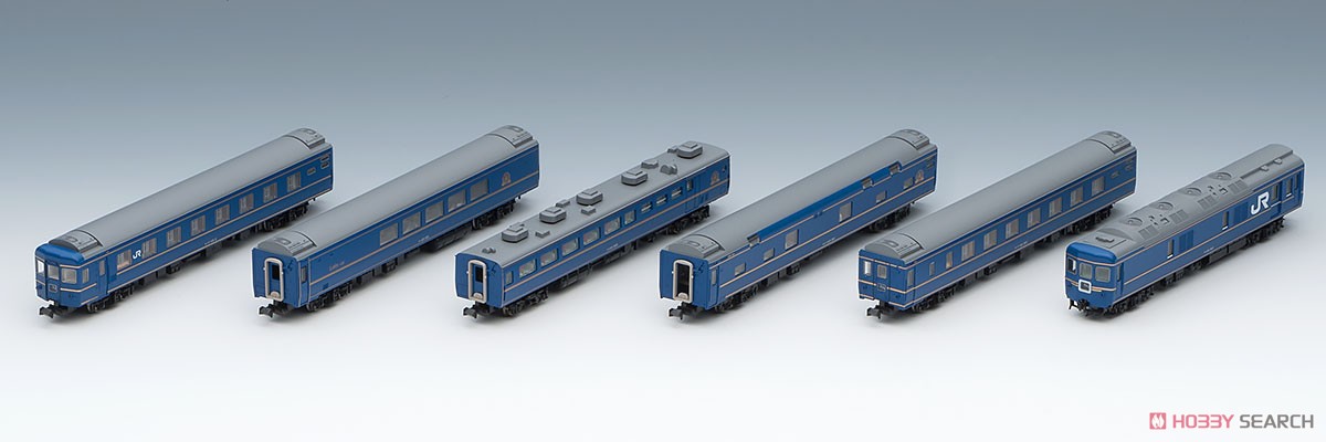 JR 24系25形特急寝台客車 (北斗星3・4号・JR北海道仕様) 基本セット (基本・6両セット) (鉄道模型) 商品画像1