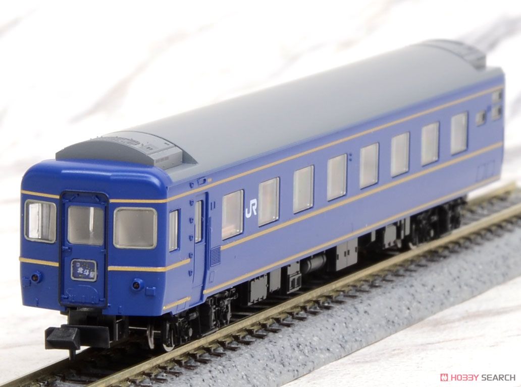 JR 24系25形特急寝台客車 (北斗星3・4号・JR北海道仕様) 基本セット (基本・6両セット) (鉄道模型) 商品画像5