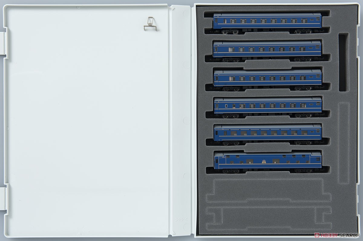 JR 24系25形特急寝台客車 (北斗星3・4号・JR北海道仕様) 増結セット (増結・6両セット) (鉄道模型) 商品画像10