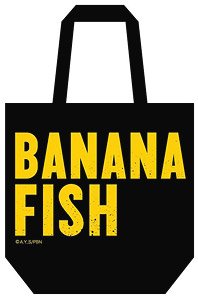 BANANA FISH トートバッグ ロゴ (ブラック) (キャラクターグッズ)