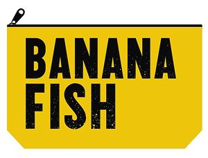 BANANA FISH ポーチ ロゴ (イエロー) (キャラクターグッズ)