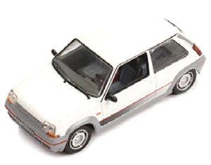 ルノー 5GT ターボ 1985 ホワイト (ミニカー)