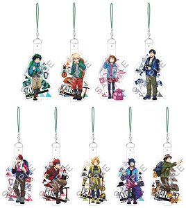 My Hero Academia -Mountain Climbing!!- Charaviny Strap (Set of 9) w/Ochaco Uraraka Postcard (Anime Toy)