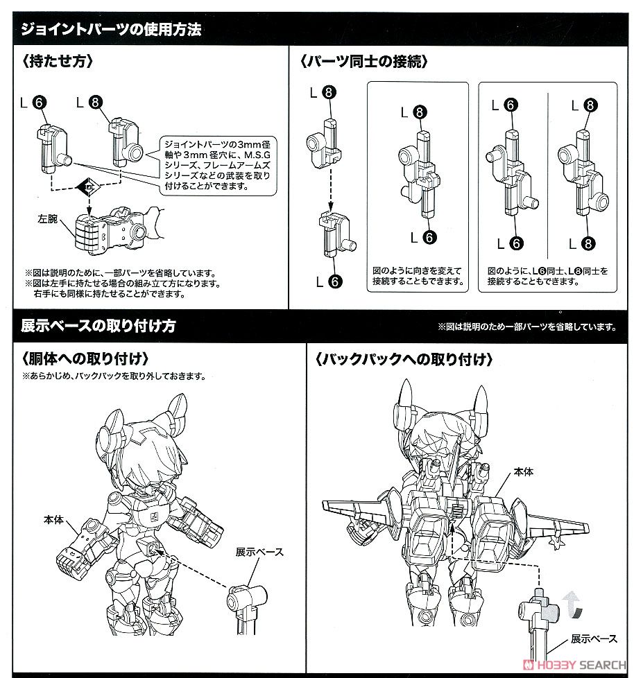 Frame Arms Girl Sylphy [Striker] (Plastic model) Assembly guide11