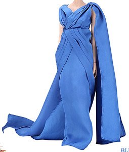 Full Evening Dress Blue (Fashion Doll)