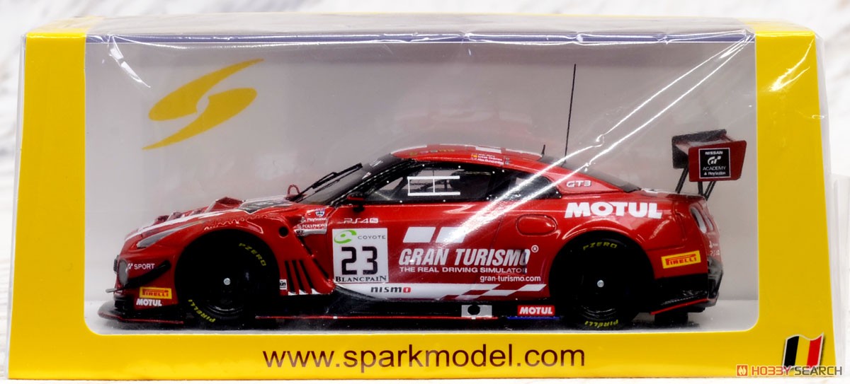 Nissan GT-R Nismo GT3 No.23 GT SPORT MOTUL Team RJN 7th 24H SPA 2018 (ミニカー) パッケージ1
