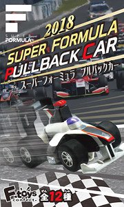 Super Formula Pullback Car 2018 (Set of 6) (Plastic model) (Completed)