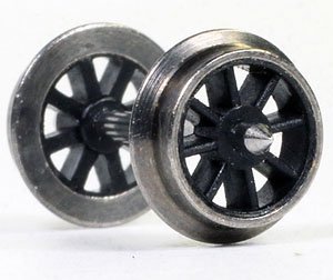 Diameter 5.7mm Spoke Pivot Wheels Insulation (Shaft End 14.2mm) (8 Pieces) (Model Train)