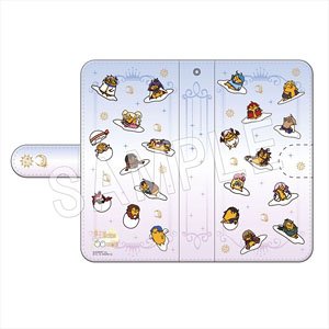 100 Sleeping Princes & The Kingdom of Dreams x Gudetama Notebook Type Smartphone Case (Anime Toy)