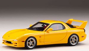 マツダ RX-7 (FD3S) カスタムバーション サンバーストイエロー (ミニカー)