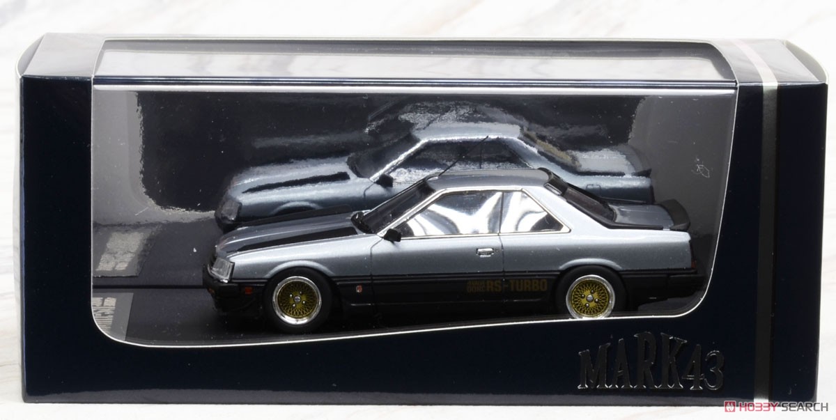 Nissan Skyline Hardtop 2000 RS-Turbo (KDR30) Custom Version Gun Metallic/Black (Diecast Car) Package1