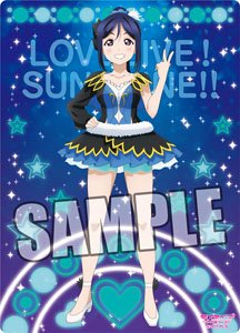 Love Live! Sunshine!! B5 Clear Sheet [Kanan Matsuura] Water Blue New World Ver. (Anime Toy)