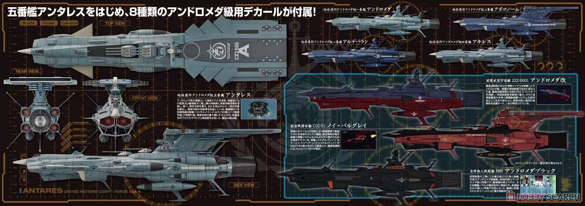 地球連邦アンドロメダ級DX (1/1000) (プラモデル) 商品画像6