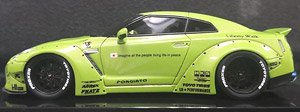 LB Work R35 Ducktail Apple Green (Diecast Car)