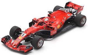Scuderia Ferrari SF71H No.5 Winner Canadian GP 2018 Sebastian Vettel 50th Victory (ミニカー)