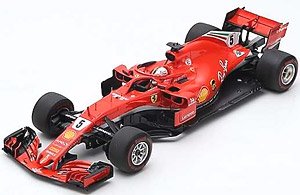 Scuderia Ferrari SF71H No.5 Winner Canadian GP 2018 Sebastian Vettel 50th Victory (ミニカー)