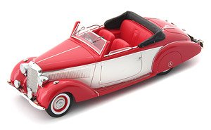 メルセデス・ベンツ 230 コンバーチブル (W153)1939 レッド ＆ ホワイト (ミニカー)