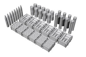 U-Boot VII-IX Ammo and Food Supplies (for Revell) (Plastic model)