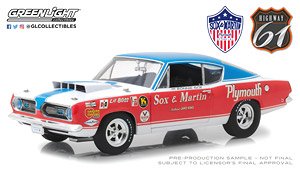 Highway 61 - 1968 Plymouth Barracuda Sox & Martin (ミニカー)