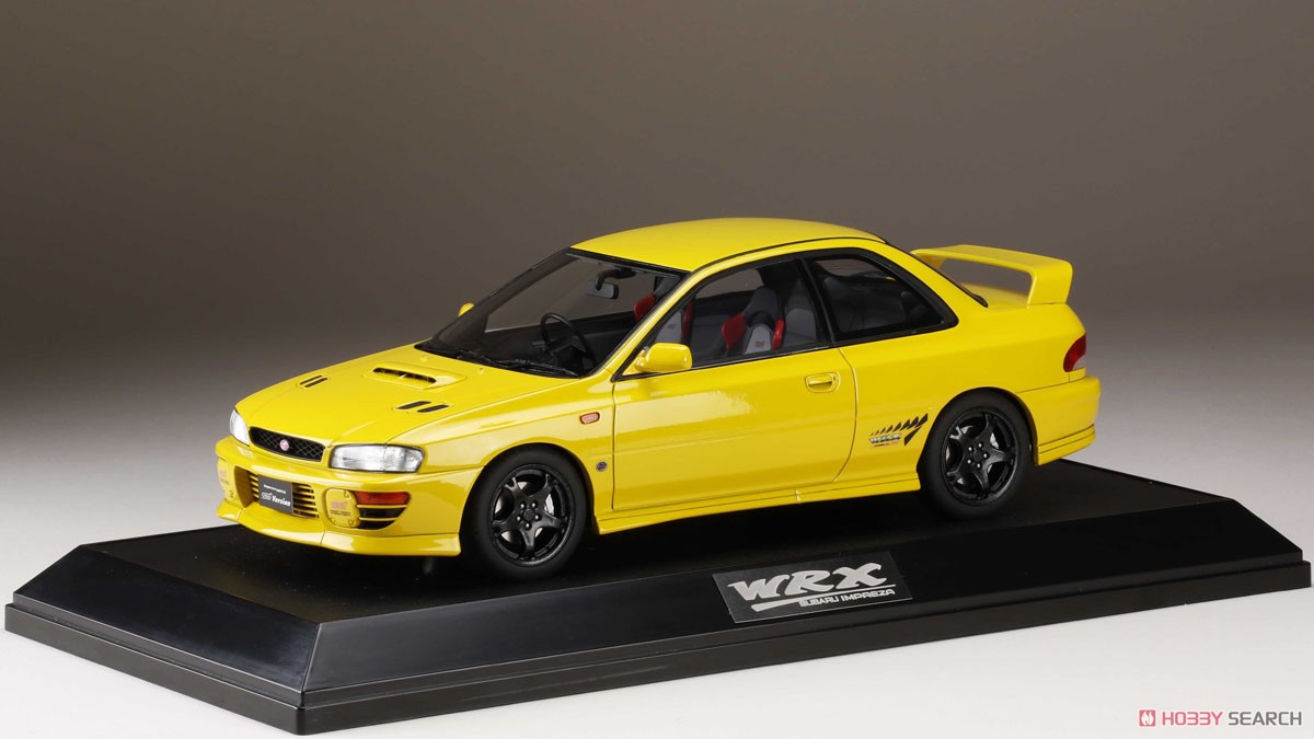 スバル インプレッサWRX type R Sti Ver.1997(GC8) チェイスイエロー (ミニカー) 商品画像1